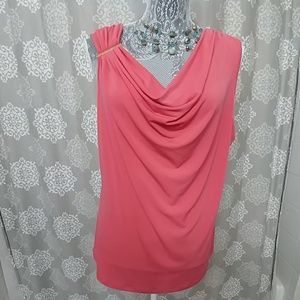 Calvin Klein Blouse XL, color Coral